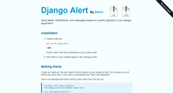 Desktop Screenshot of djangoalert.com